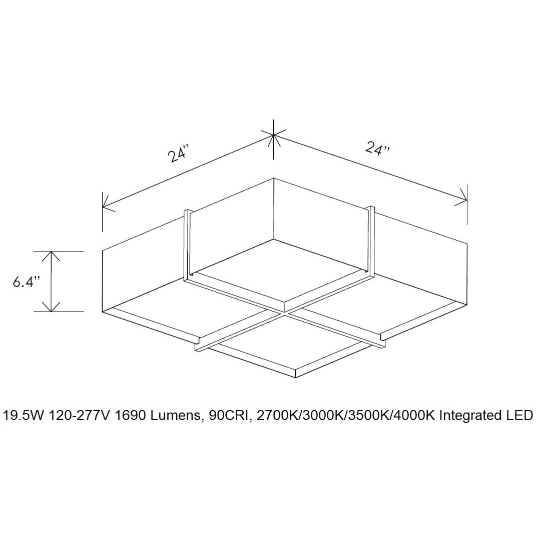 Veram 24 LED Flush Mount - Image 8