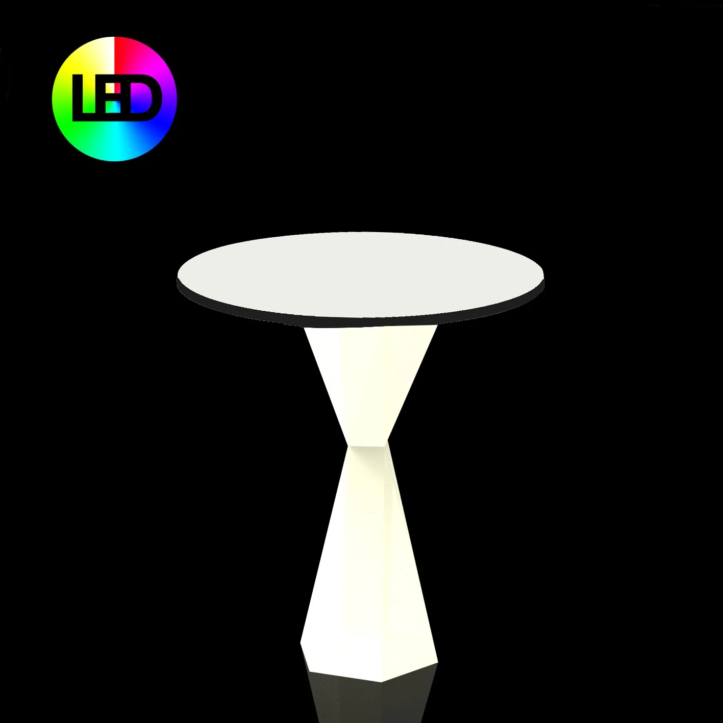 Illuminated Vertex Round Outdoor Table - Image 3