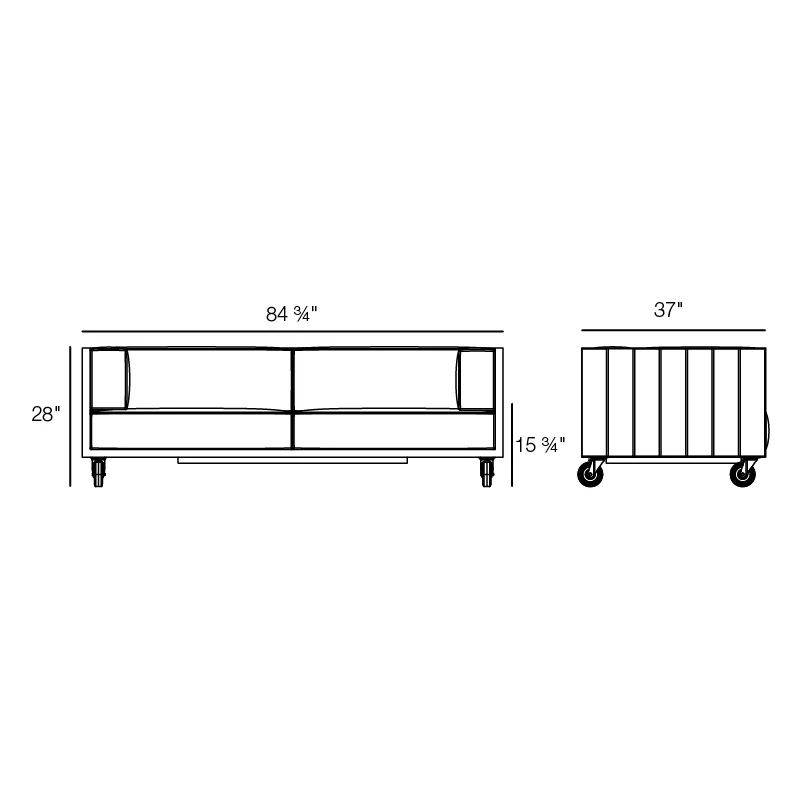 Vineyard Outdoor Sofa - Image 5
