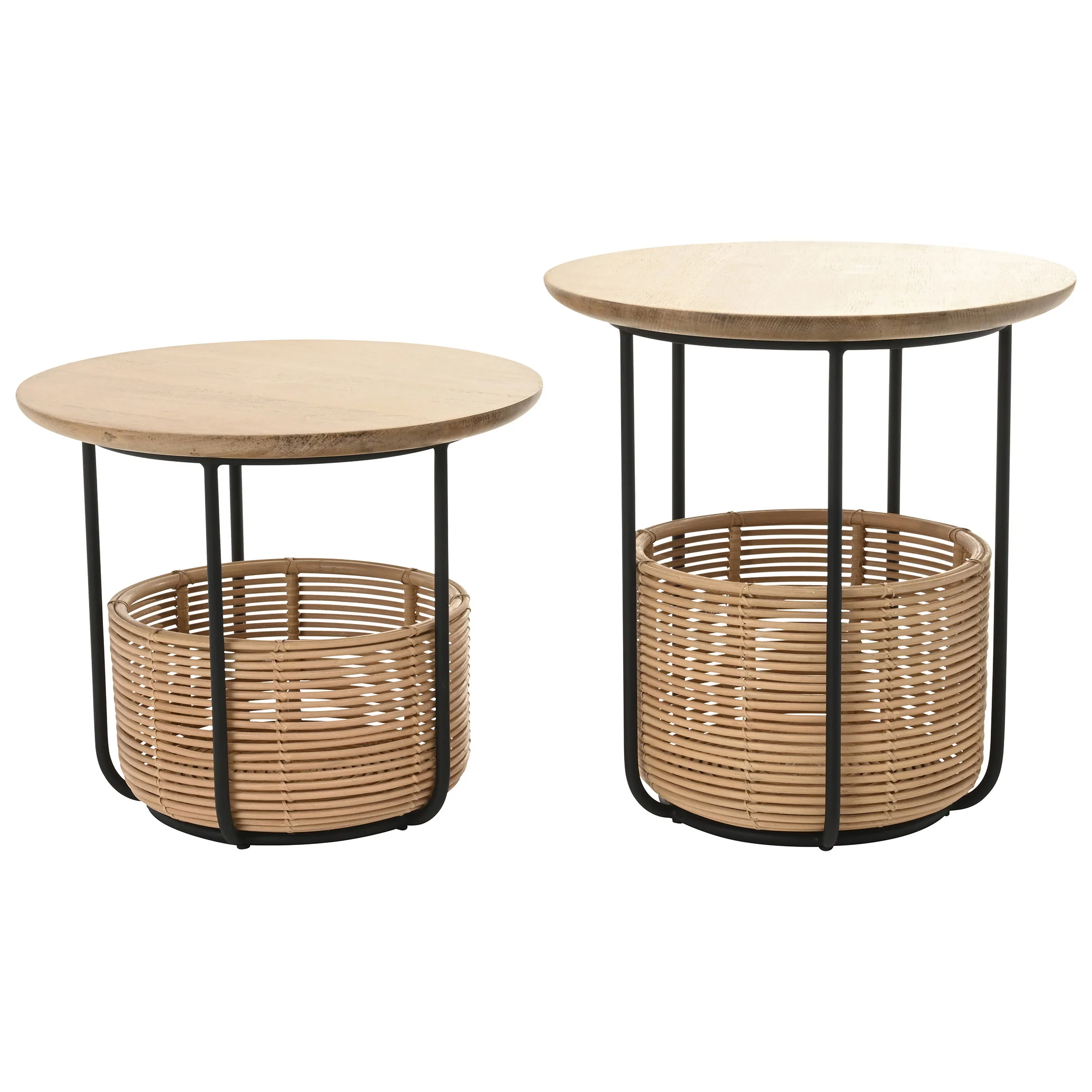 Vivi Basket Outdoor Side Table - Image 3
