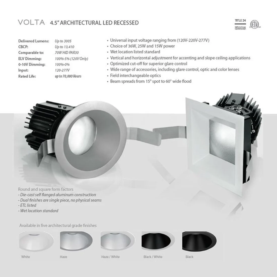 Volta 4.5IN Trimmed Remodel Non-IC Housing - Image 4