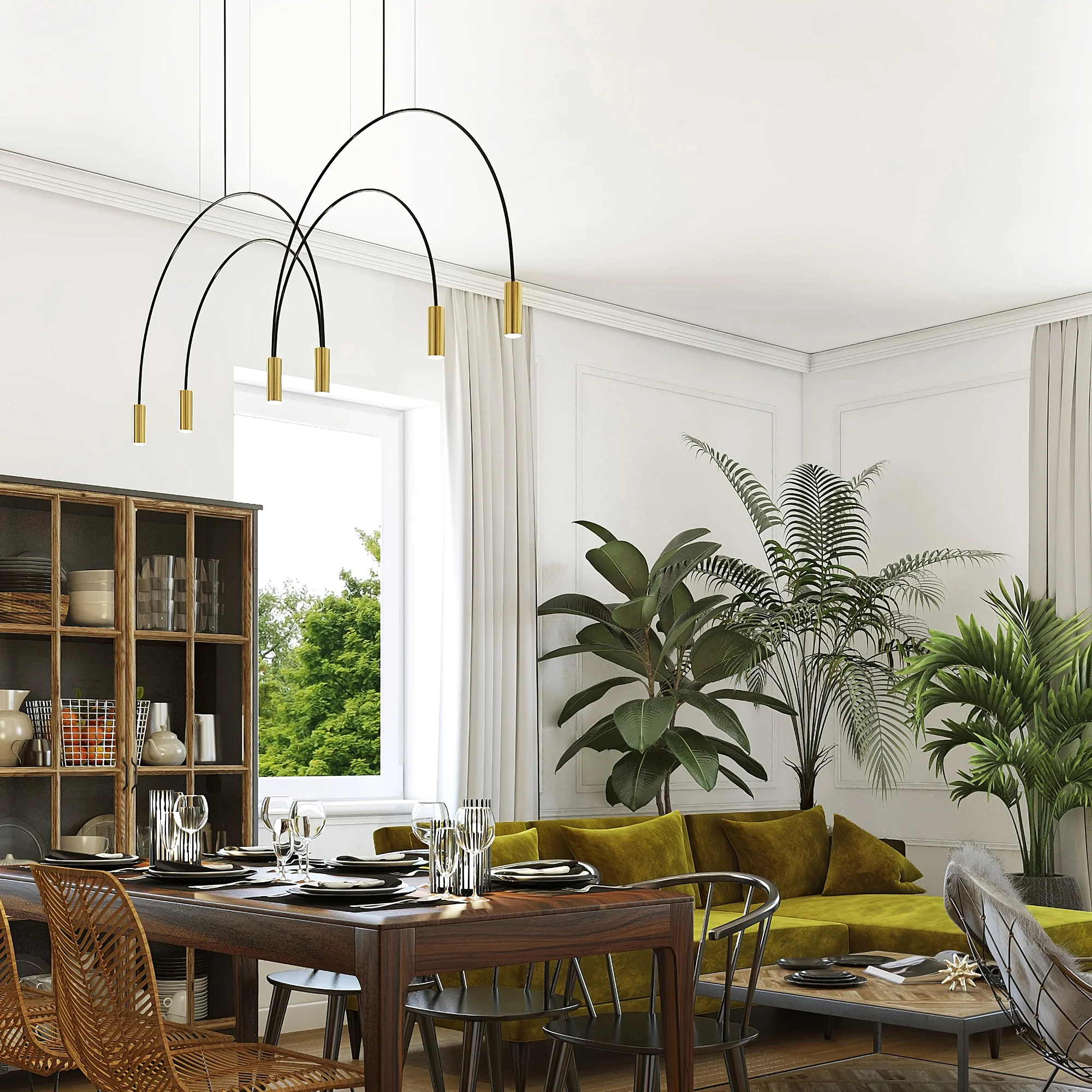 Volta L92.2T Linear Pendant Light - Image 6