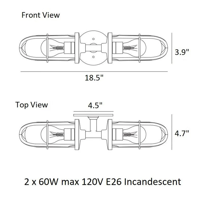 Weatherproof Ship's Double Well Glass - Image 5