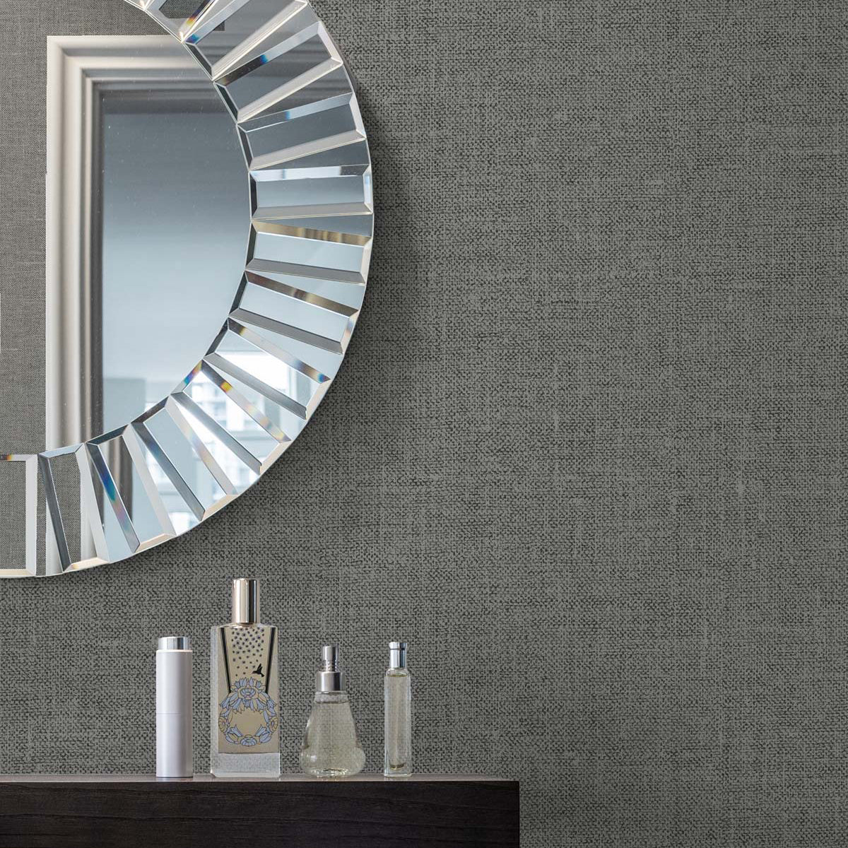 White Heron Abington Faux Linen Wallpaper - Image 13
