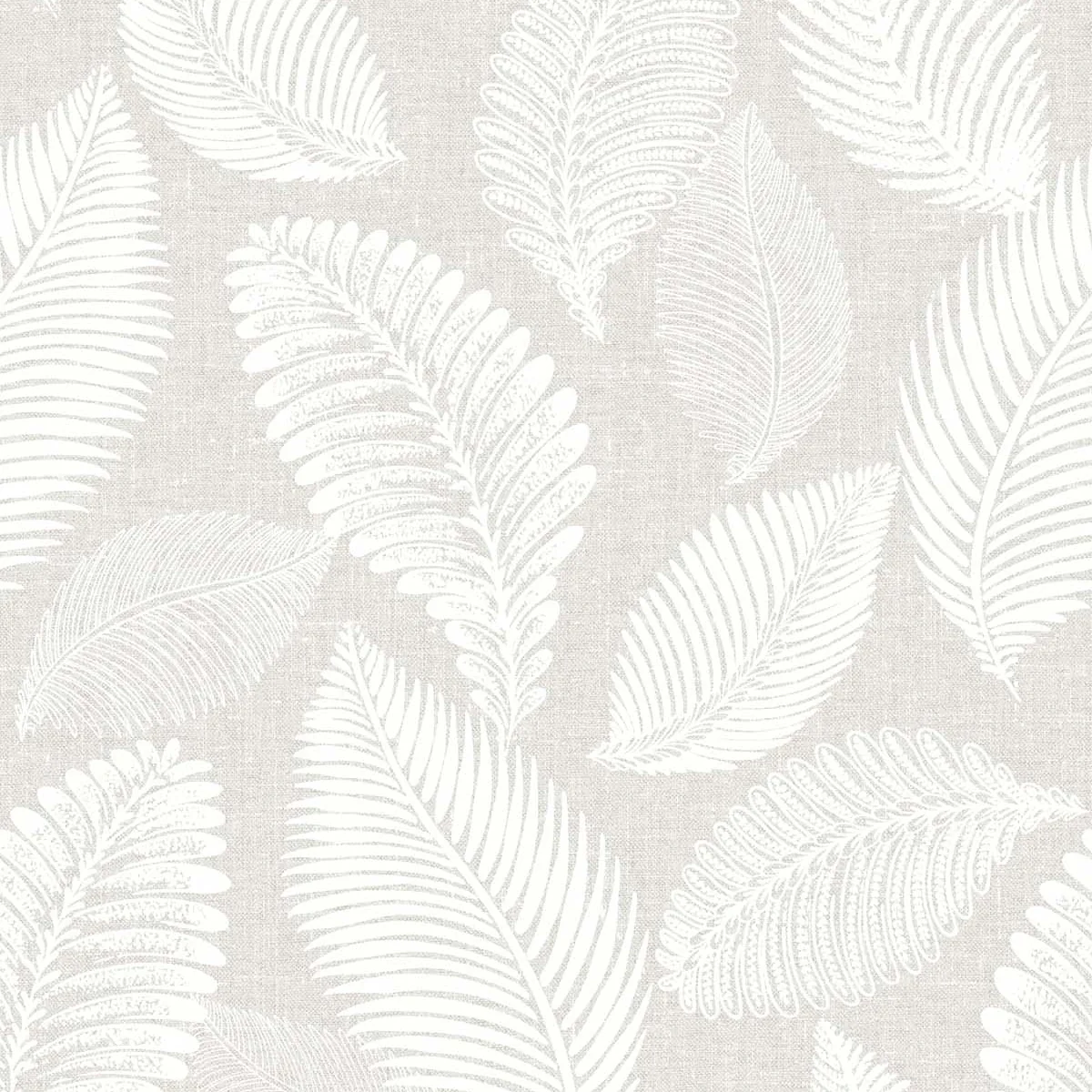 White Heron Tossed Leaves Wallpaper - Image 5
