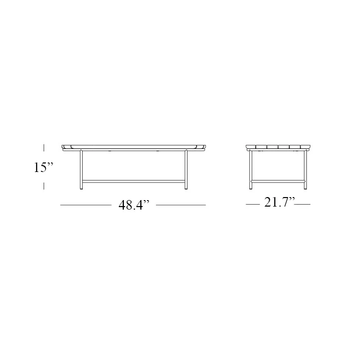 Wicked Outdoor Oval Coffee Table - Image 5