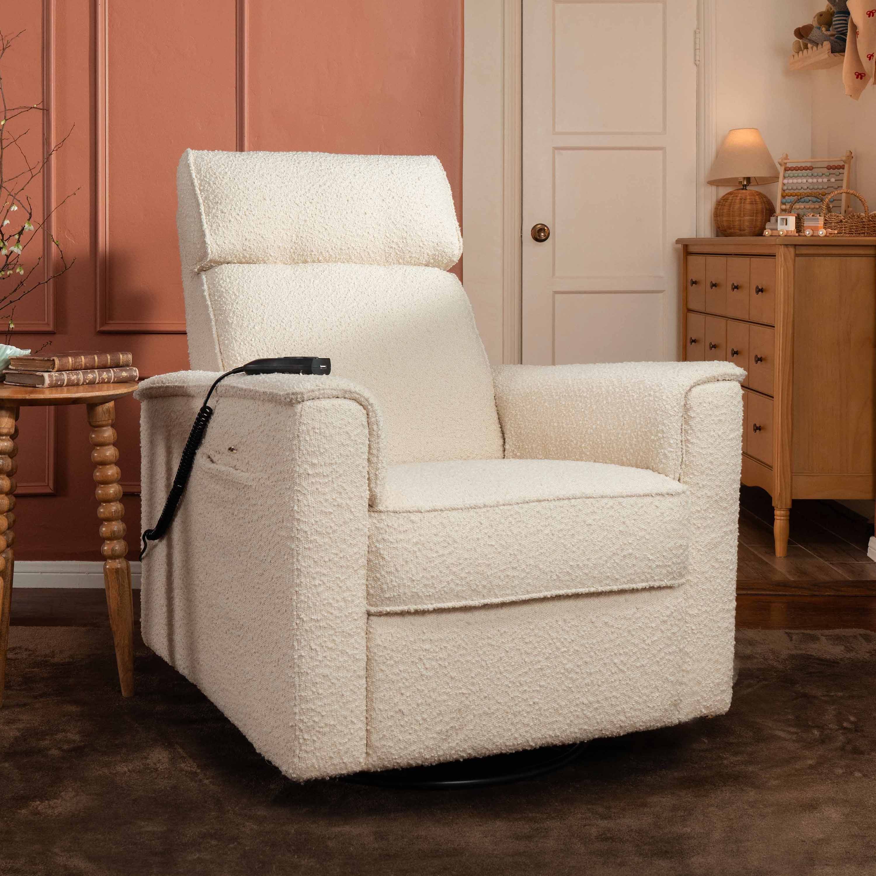 Willa Deluxe Power Recliner and Swivel Glider with Heat and Massage - Image 9