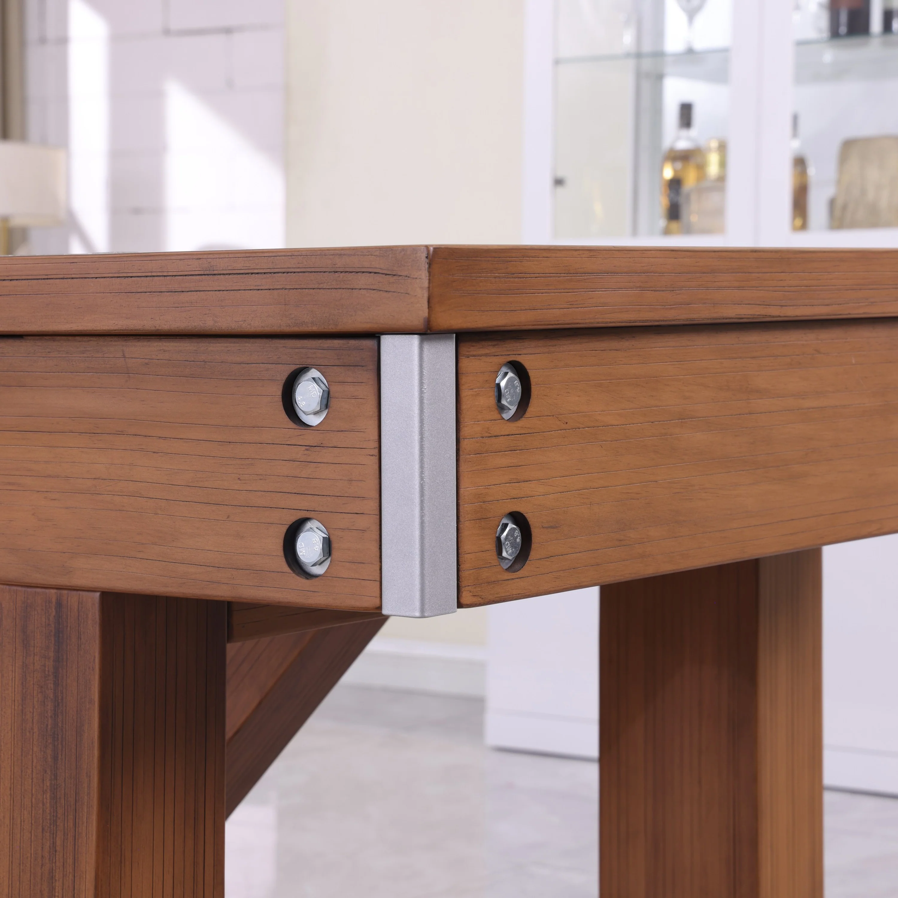 Willow Bend Pro-Series Shuffleboard Table with Butcher Block - Image 9