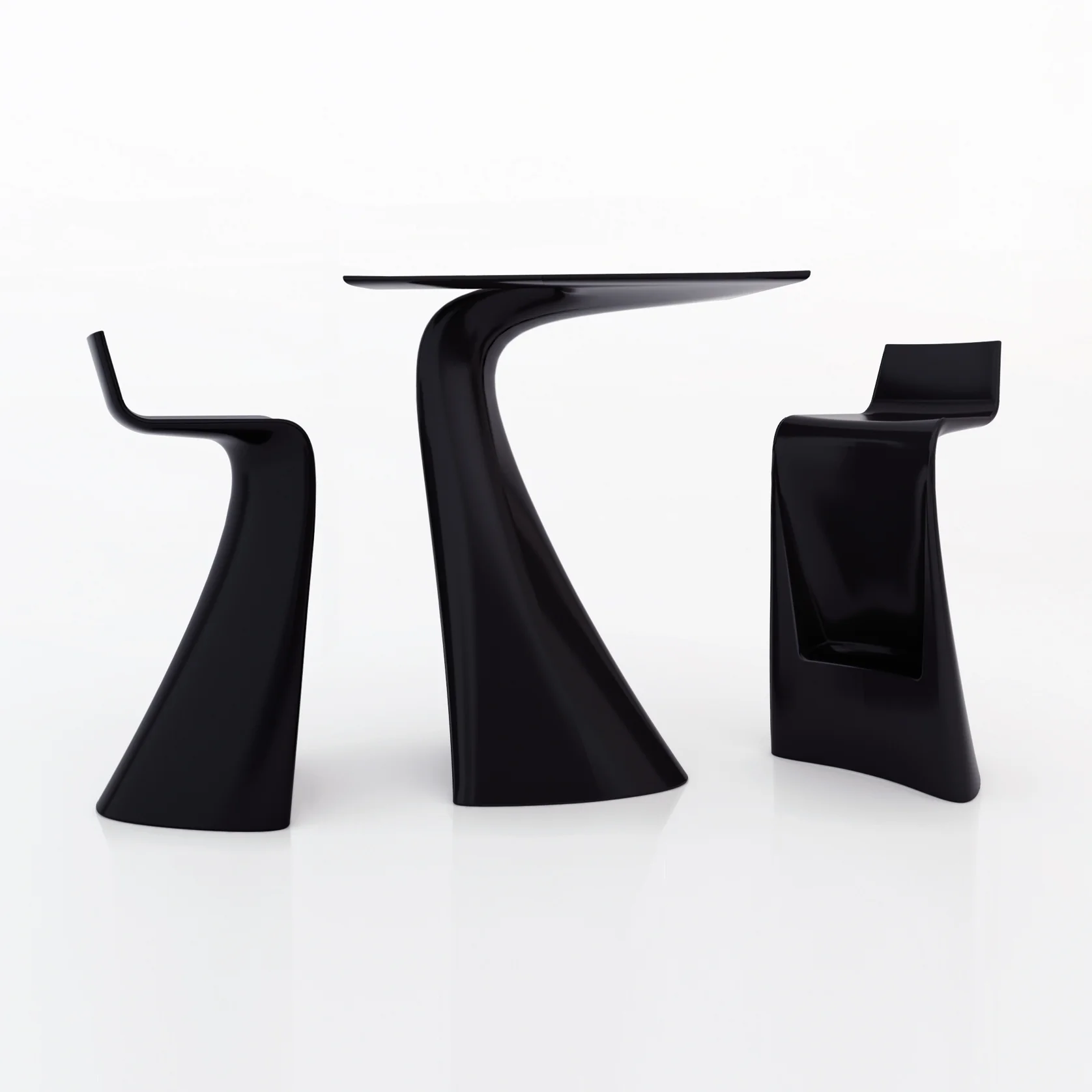 Wing Outdoor Bar Stool - Image 3