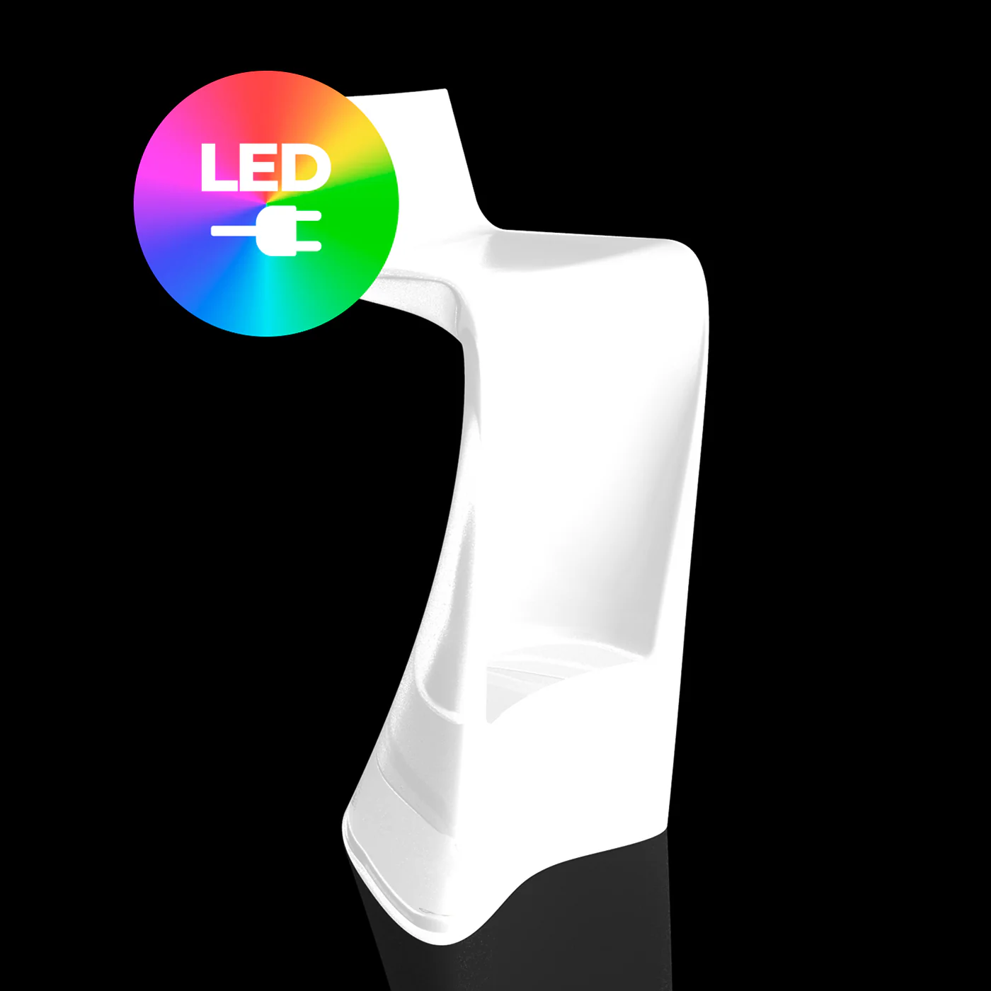 Illuminated Wing Outdoor Bar Stool - Image 3