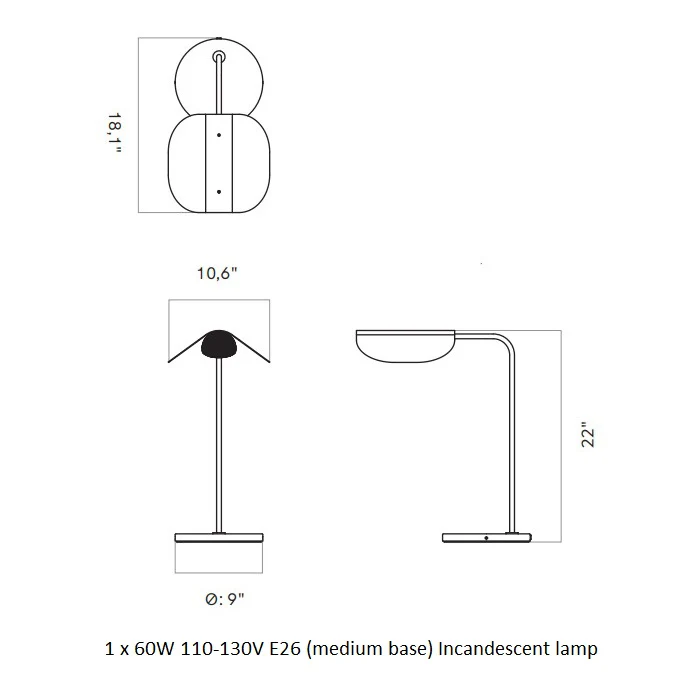 Wing Table Lamp - Image 15