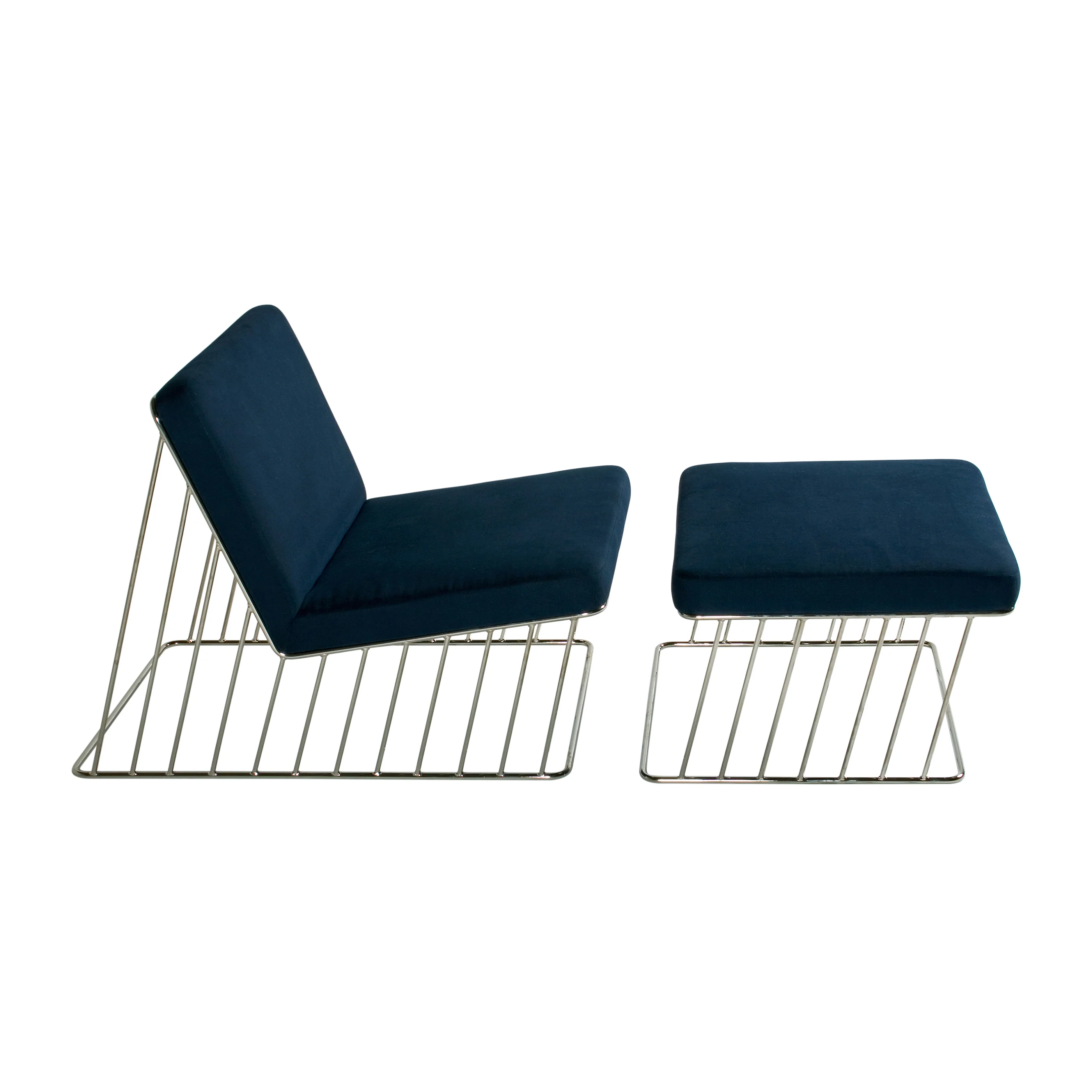 Wired Italic Ottoman - Image 5