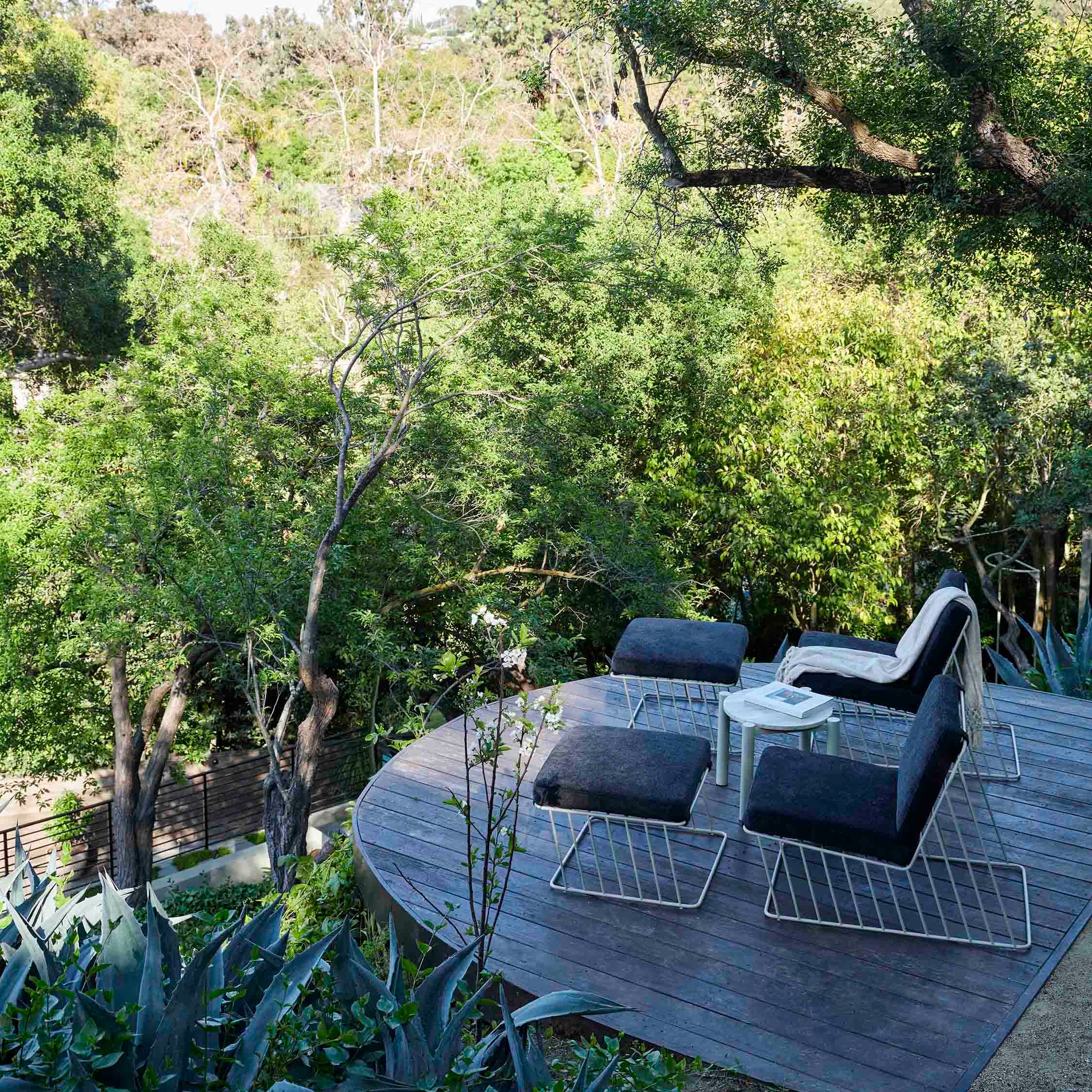 Wired Italic Outdoor Lounge Chair - Image 9