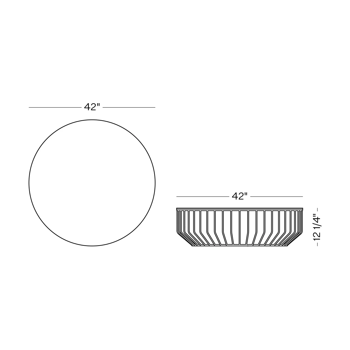 Wired Metal Outdoor Coffee Table - Image 4