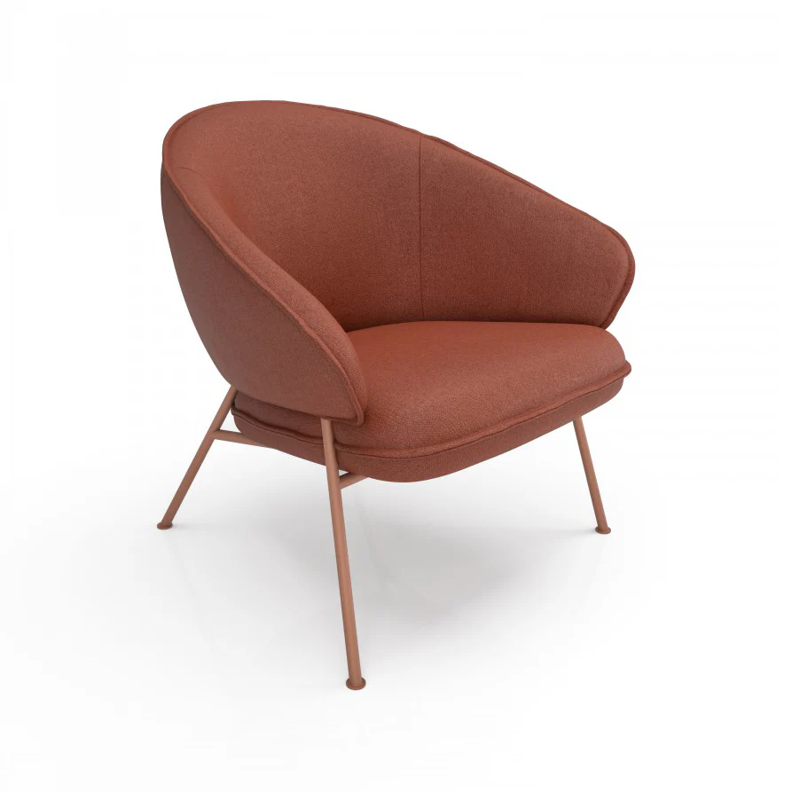 Wolfgang Lounge Armchair with Metal Leg - Image 3