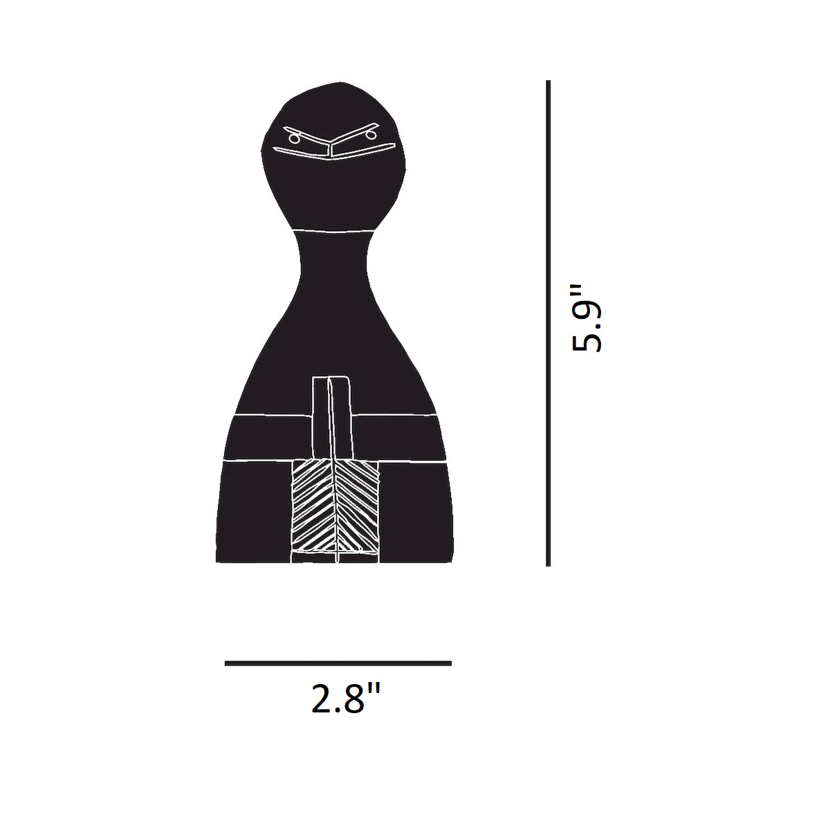 Wooden Doll No.15 - Image 5