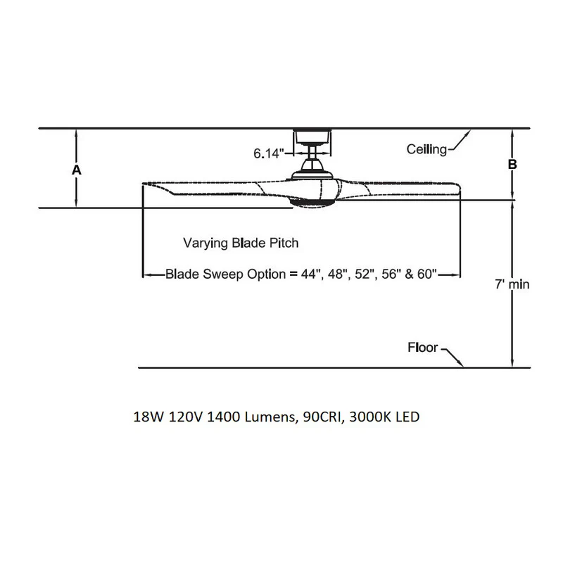 Wrap Custom 48 Inch Outdoor Ceiling Fan - Image 16
