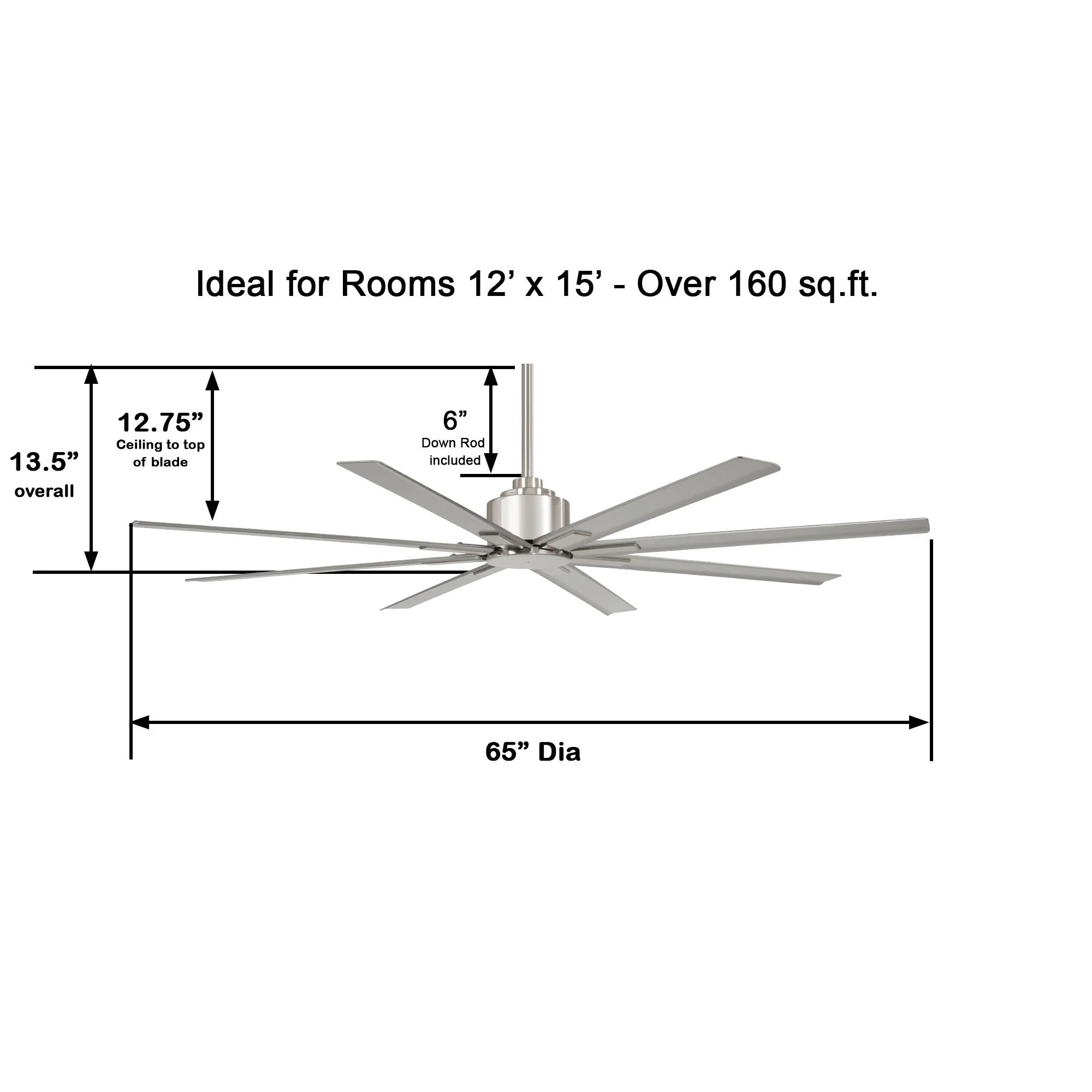 Xtreme H2O Indoor/Outdoor Ceiling Fan - Image 15