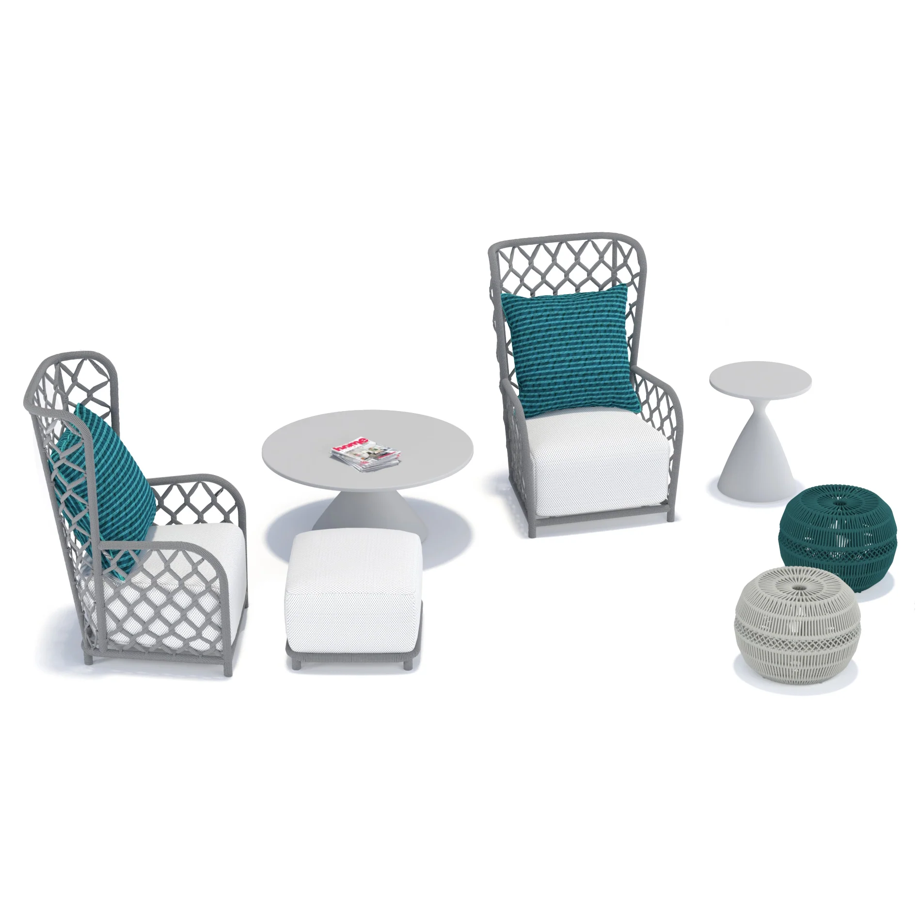 Yakimour Outdoor Wing Chair - Image 4