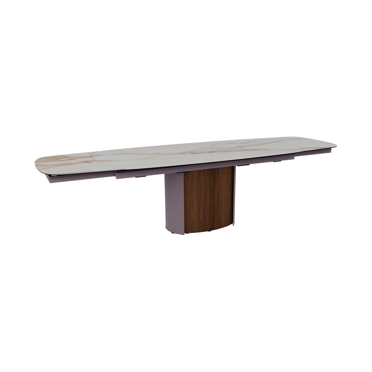 Yoroi Curved Extendable Dining Table - Image 24