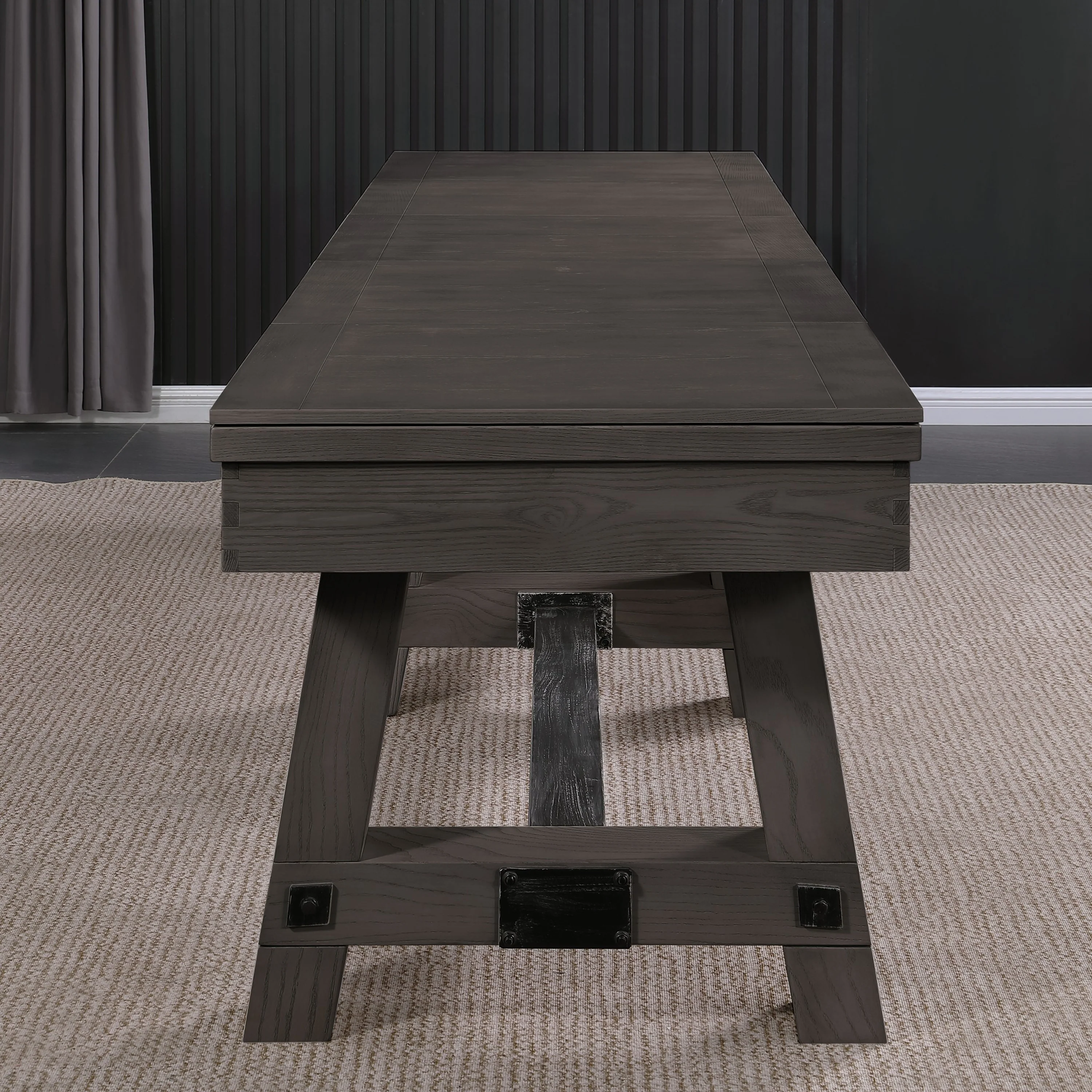 Yukon Pro-Series Shuffleboard Table with Butcher Block - Image 4