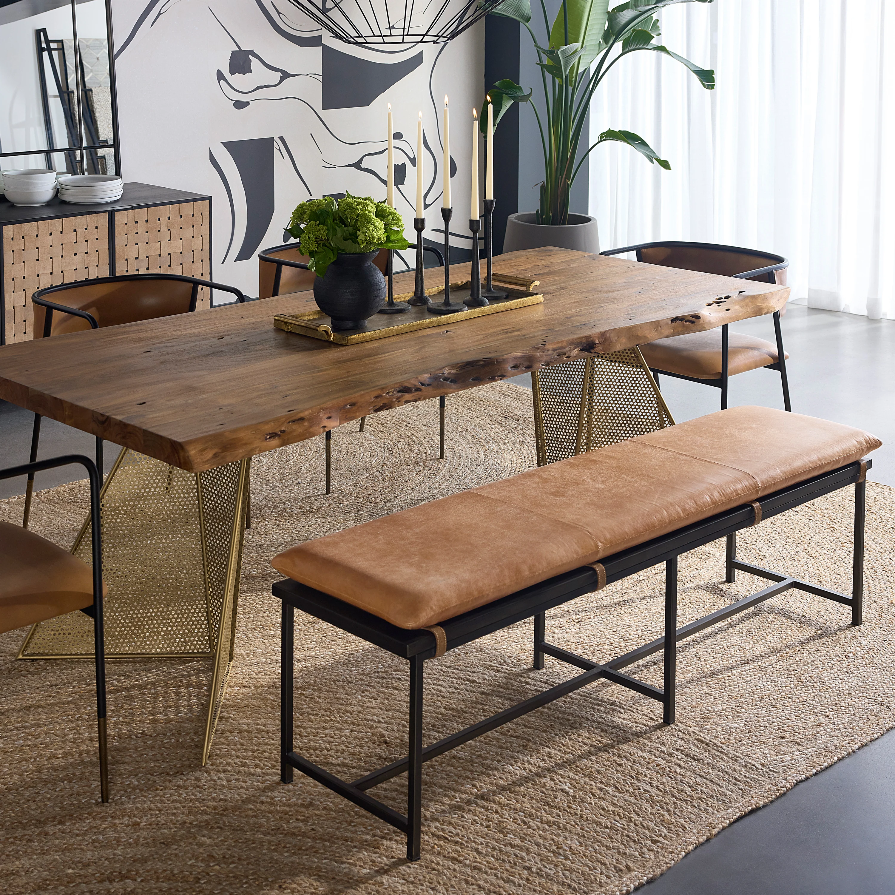 Zancor Dining Bench - Image 2