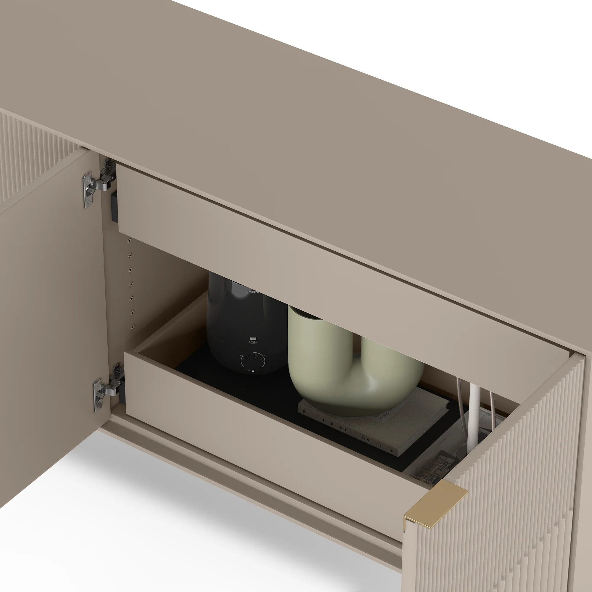 Zig 4-Door Storage Credenza - Image 17